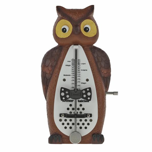 Wittner Metronom Eule mechanisches Taktell mit Tuch