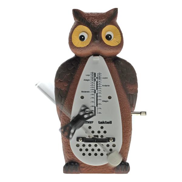 Wittner Metronom Eule mechanisches Taktell mit Tuch