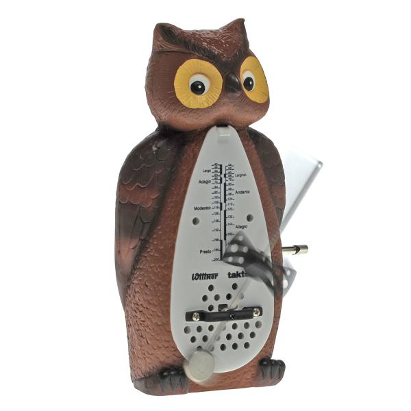 Wittner Metronom Eule mechanisches Taktell mit Tuch
