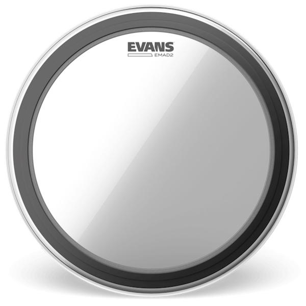 Evans BD22EMAD2 Clear Emad Bassdrum Fell 22