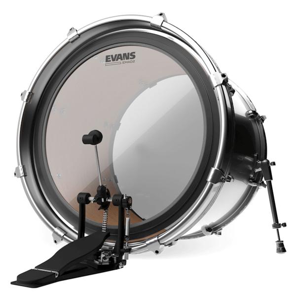 Evans BD22EMAD2 Clear Emad Bassdrum Fell 22