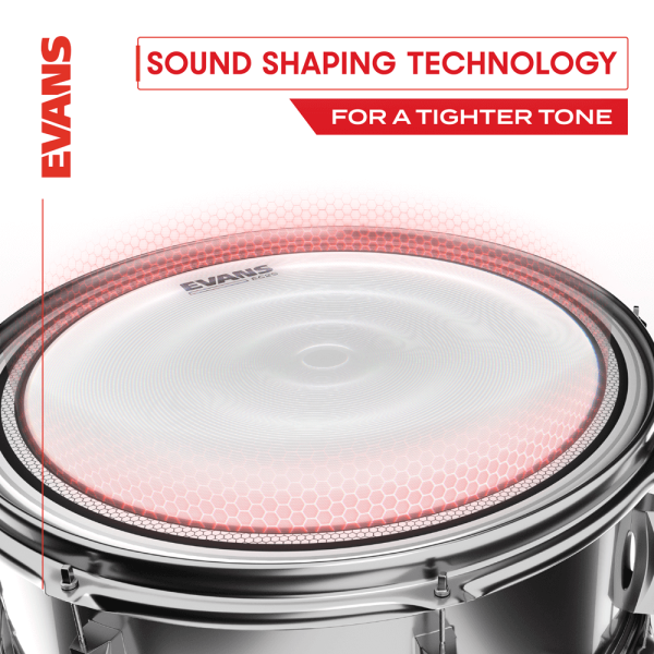 Evans EPP-EC2SHDD-F Clear- Fusion Pro Pack 10-12-14 mit 14 Zoll HD Dry Snarefell