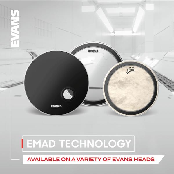 Evans BD22EMADHW Heavyweight Clear Bassdrum Fell 22