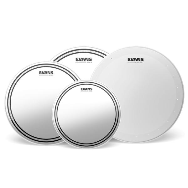 Evans EPP-EC2SHDD-F Clear- Fusion Pro Pack 10-12-14 mit 14 Zoll HD Dry Snarefell