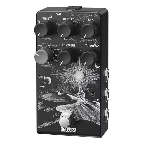 Klowra Effektgerät Everlast Delay Pedal mit Kabel