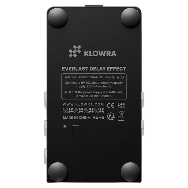 Klowra Effektgerät Everlast Delay Pedal mit Netzteil