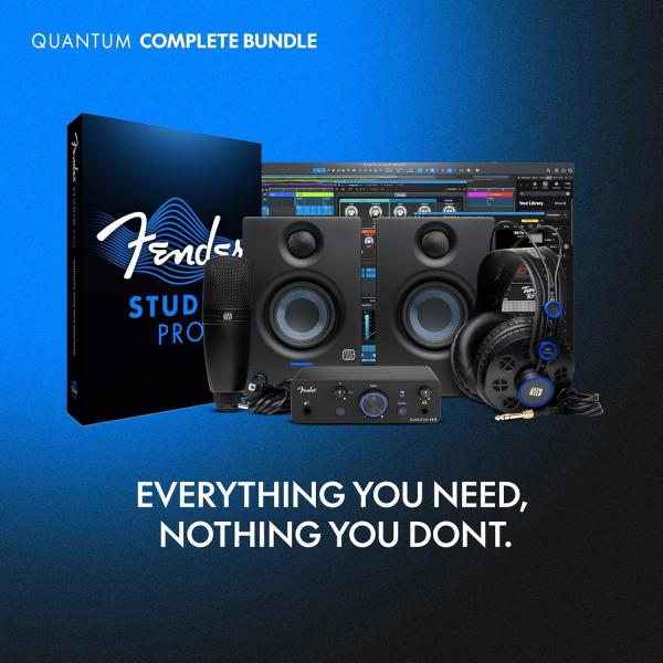 Fender Recording-Set Quantum Complete Bundle mit Gelenkarm