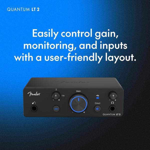 Fender Audio-Interface Quantum LT 2 2-Kanal mit Kopfhörer