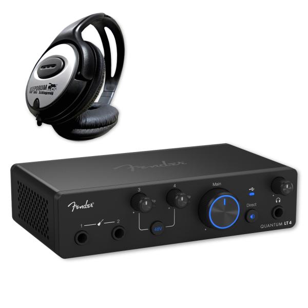 Fender Audio-Interface Quantum LT 4 4-Kanal mit Kopfhörer