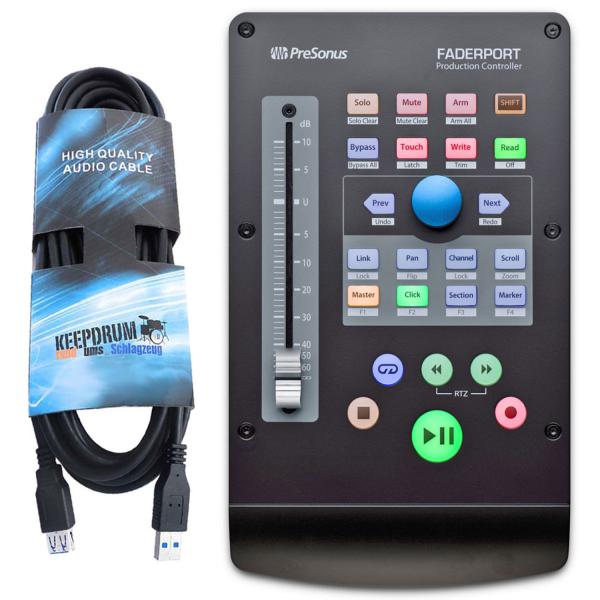 Presonus Faderport V2 mit USB Verlängerung