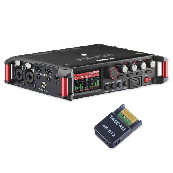 Tascam Audio-Recorder FR-AV4 mit Bluetooth-Adapter