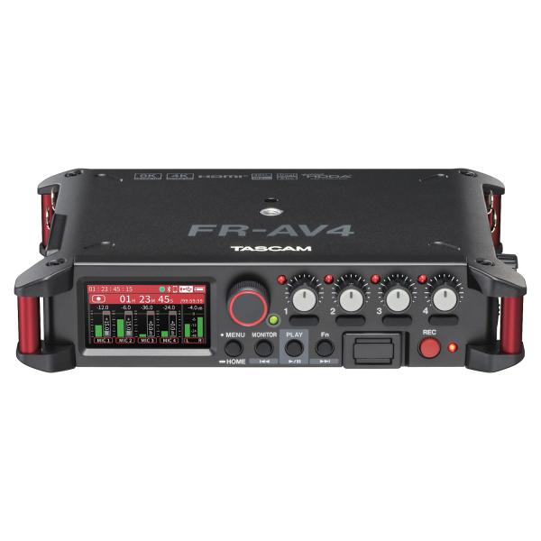 Tascam Audio-Recorder FR-AV4 4-Spur Feldrecorder mit Kabel
