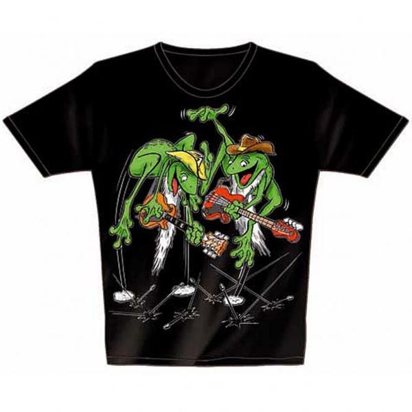 Rock You Guitare Gitarre T-Shirt Bullet Frog L