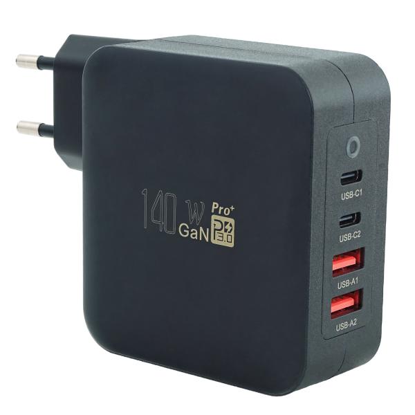 keepdrum USB Mehrfach-Schnell-Ladegerät GaN140 140 Watt