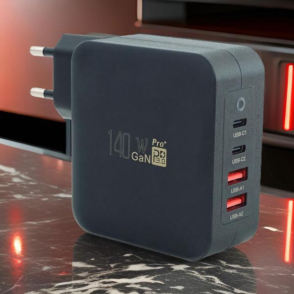 keepdrum USB Mehrfach-Schnell-Ladegerät GaN140 140 Watt