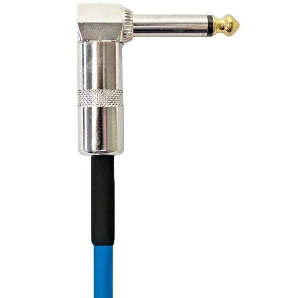 keepdrum GC028 Patchkabel Klinke Winkel 30cm Blau