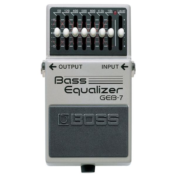 Boss GEB-7 Bass Equalizer Effekt-Pedal mit Kabel