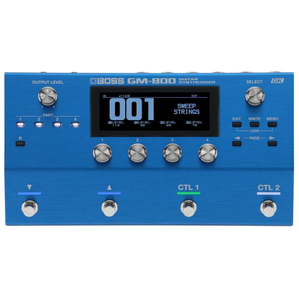 Boss Effektgerät GM-800 Synthesizer-Pedal für Gitarre und Bass
