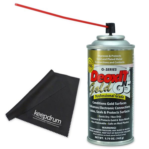 Caig DeoxIT Kontaktspray GN5S-6N Gold mit Tuch