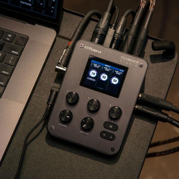 Roland Interface GO:Mixer Studio Audio-Mixer mit Kopfhörer