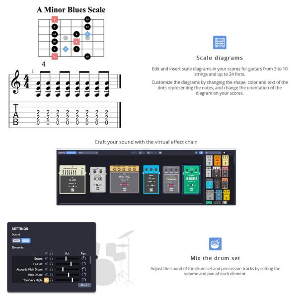 Arobas Guitar Pro 8 Notations-Softwaremit Kabel
