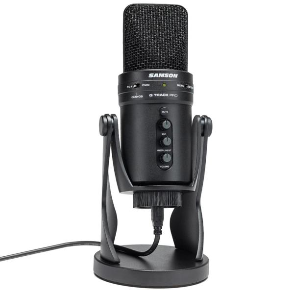 Samson G-Track Pro USB-Mikrofon mit Mikrofonarm