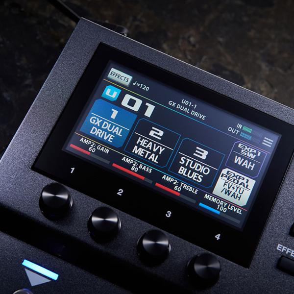 Boss Effektgerät GX-10 Effektprozessor für Gitarre mit Kabel