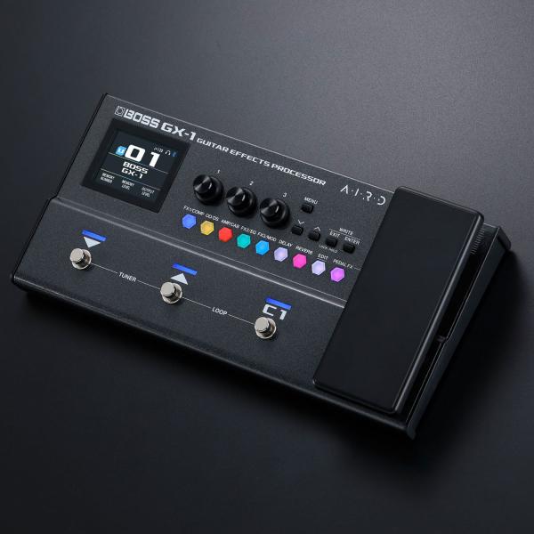 Boss Effektgerät GX-1 Multieffekt-Pedal für Gitarre mit Netzteil