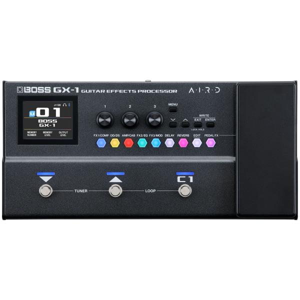Boss Effektgerät GX-1 Multieffekt-Pedal für Gitarre mit Netzteil