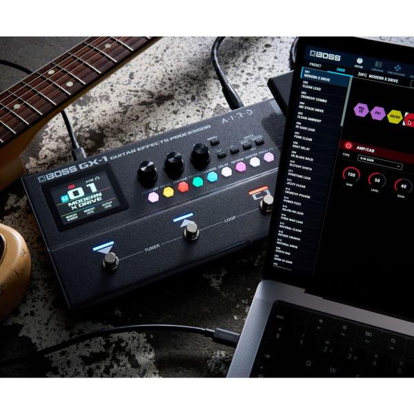 Boss Effektgerät GX-1 Multieffekt-Pedal für Gitarre