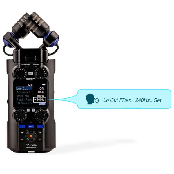 Zoom Audio-Recorder H5 Studio mit Zubehör-Set