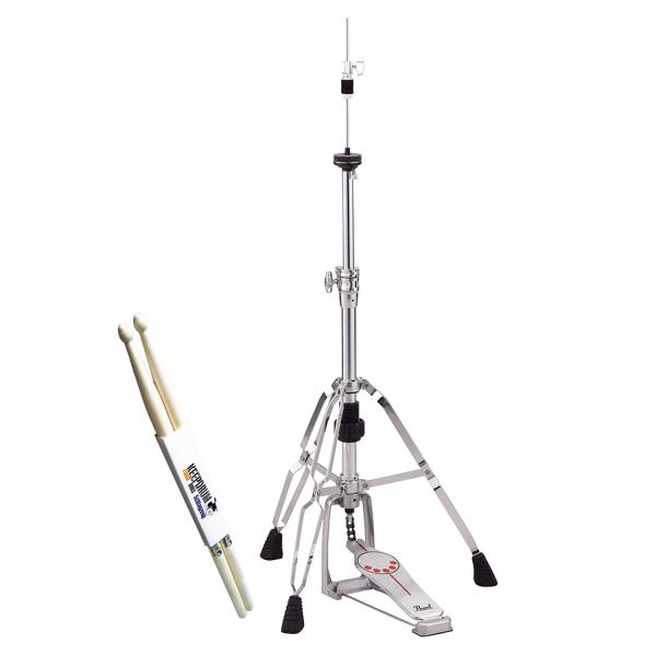 Pearl H-930 Hihat Maschine mit Schlagzeugstöcken