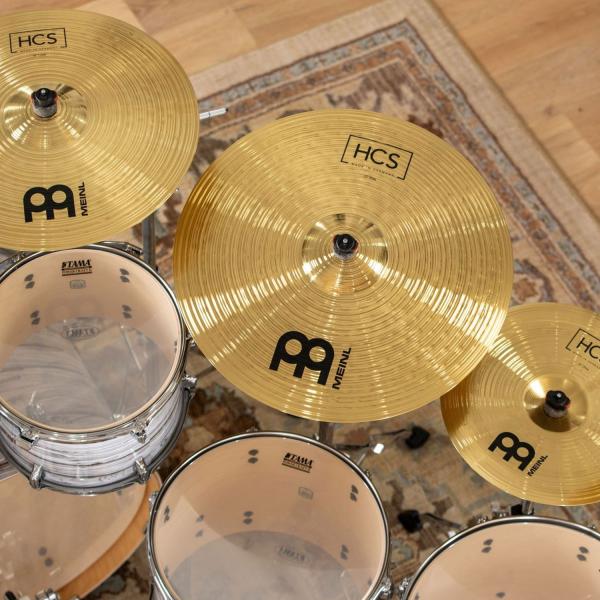 Meinl Beckenset HCS14161820 mit Schlagzeugstöcken