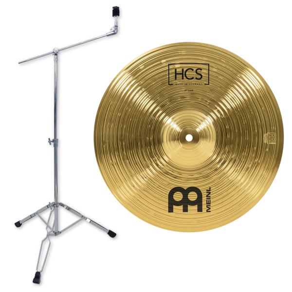 Meinl HCS 14 Crash mit Galgen-Beckenständer