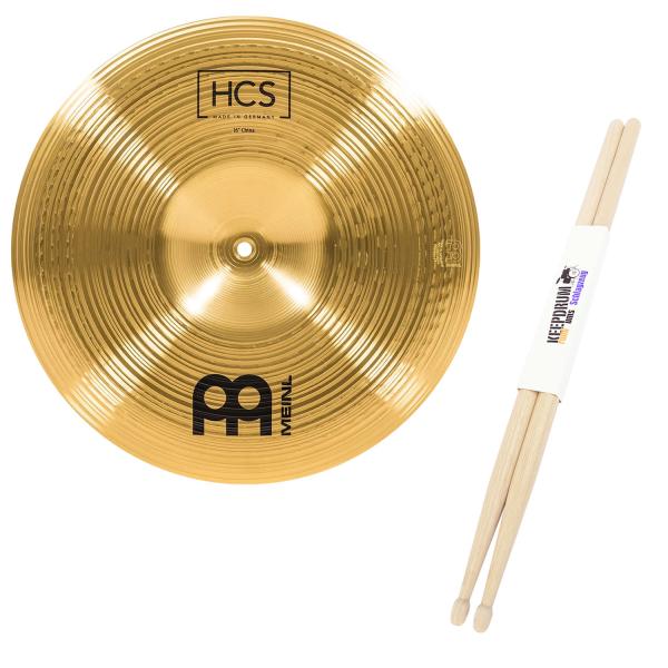 Meinl HCS 16 China Becken mit Schlagzeugstöcken