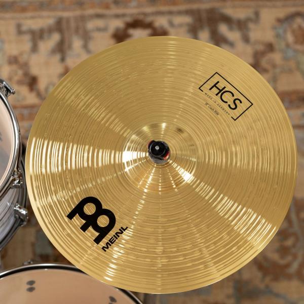 Meinl Becken HCS18CR Crash Ride 18 Zoll mit Schlagzeugstöcken