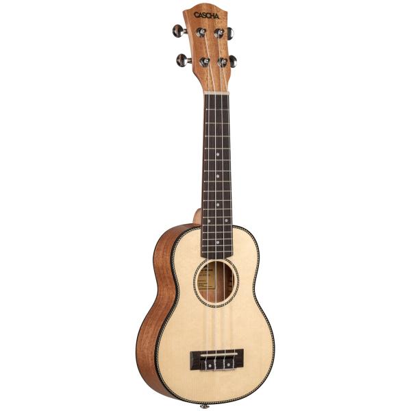 Cascha Ukulele HH-2148 Sopran Ukulele Fichte