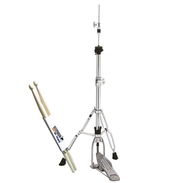 Tama HiHat Maschine HH315D Speed Cobra mit Schlagzeugstöcken
