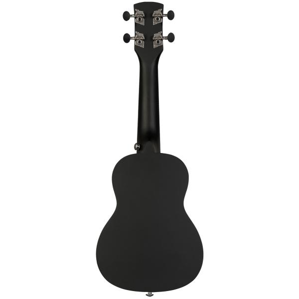 Cascha Ukulele HH-3969 Sopran Ukulele Linde Schwarz Set