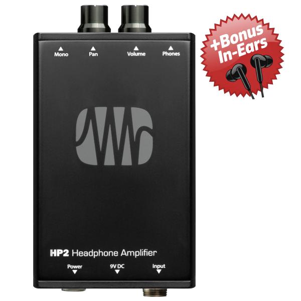 Presonus Kopfhörer Verstärker HP2 + Bonus In-Ear Kopfhörer
