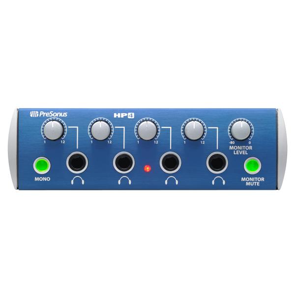 PreSonus HP4 Kopfhörerverstärker mit Kopfhörer