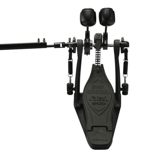 Tama Doppel-Fußmaschine HP600DTWMB Iron Cobra mit Schlagzeugstöcken