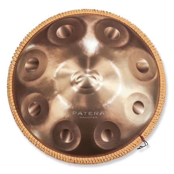 Patera Handpan HPDM-10 Compact Edelstahl D-Kurd mit Lehrbuch