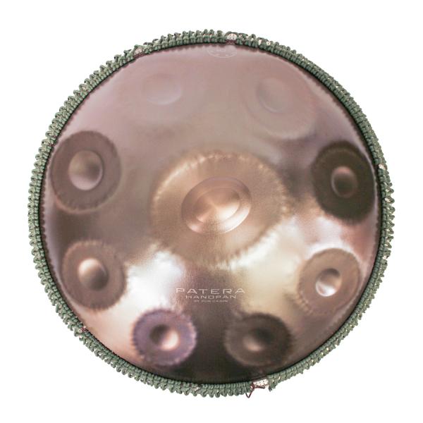 Patera Handpan HPDM-6 D-Kurd Edelstahl mit Handpan-Ständer