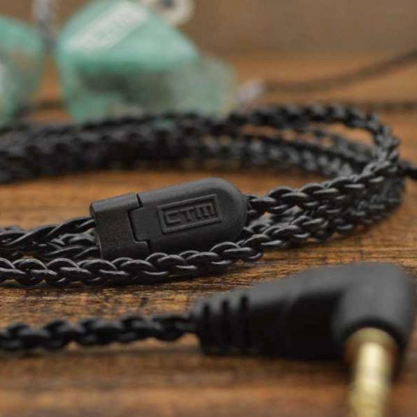 CTM IEM Standard-Kabel für Ohrhörer Schwarz