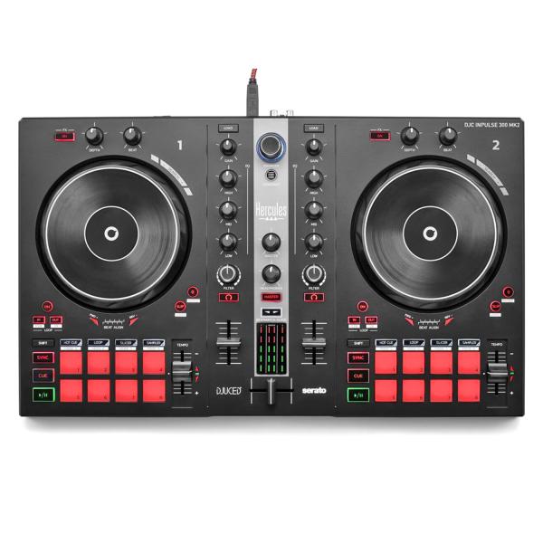 Hercules DJ Control Inpulse 300 MK2 mit Laptopständer