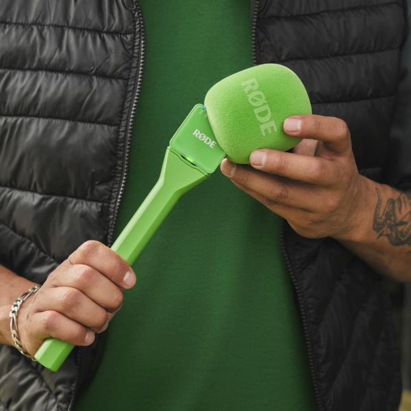 Rode Handadapter Interview GO Grün