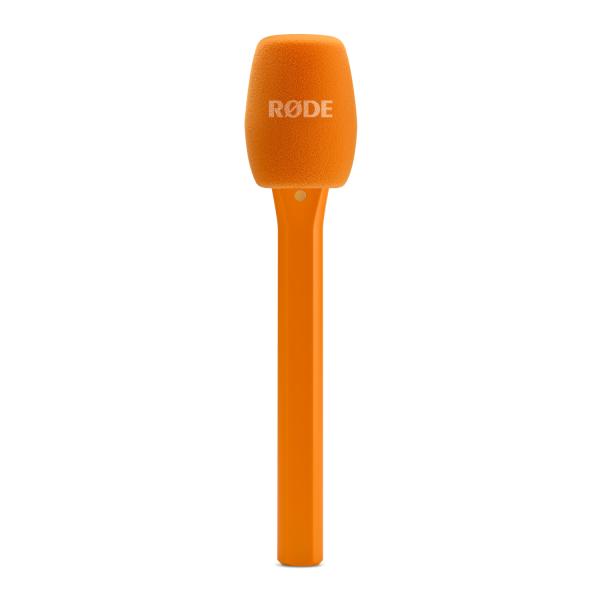 Rode Interview Micro Handadapter für Wireless Micro Orange mit Tuch