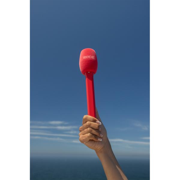 Rode Interview Micro Handadapter für Wireless Micro Rot