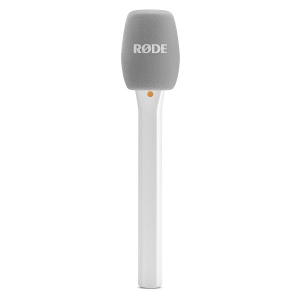Rode Interview Micro Handadapter für Wireless Micro Weiss mit Tuch